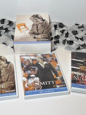 Pat Summitt Story 3 DVD Set Lady Vols Volunteers Legendary Coach Out of Print